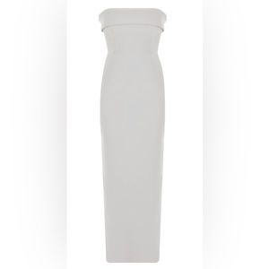 Strapless White Gown